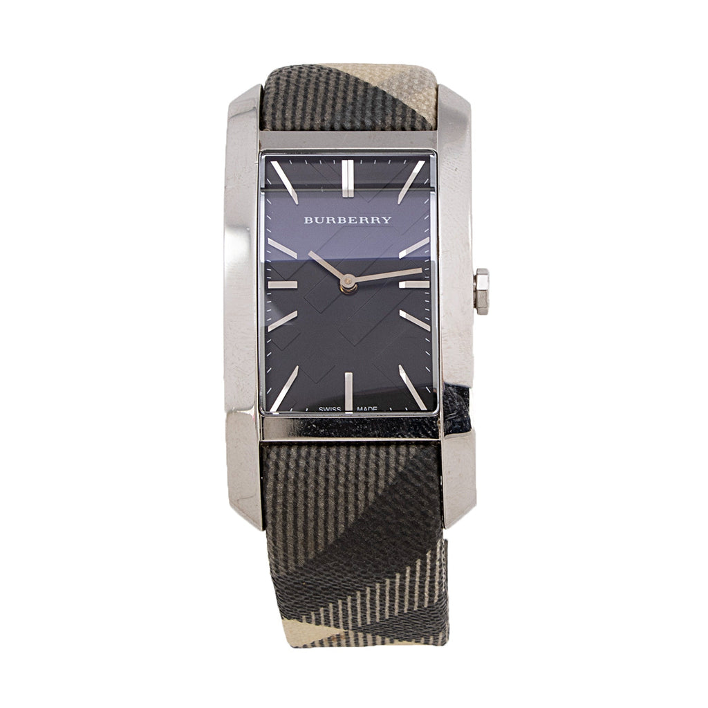 Burberry Stainless Steel Nova Check Heritage Watch (SHF-KjT33k)
