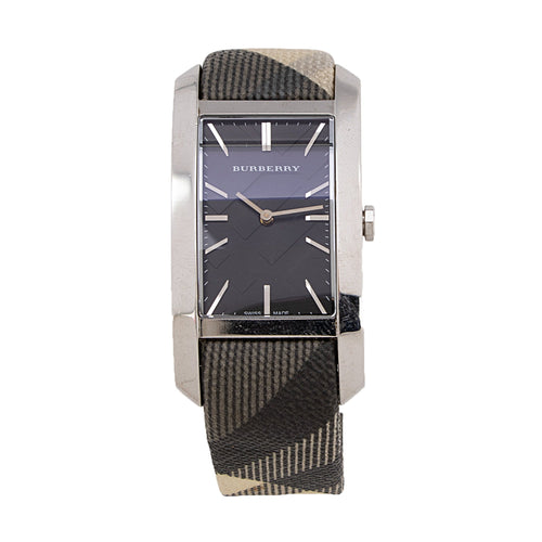Burberry Stainless Steel Nova Check Heritage Watch (SHF-KjT33k)