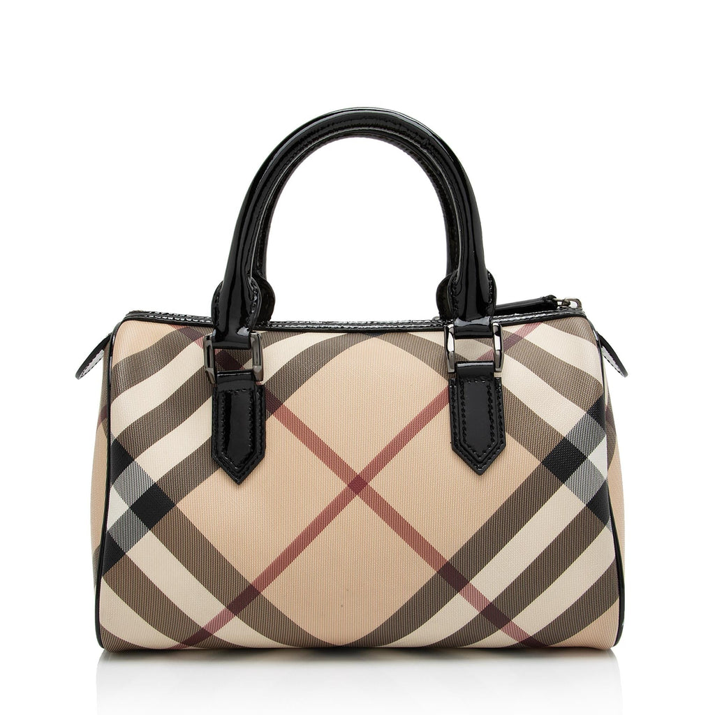 Burberry Super Nova Check Chester Boston Bag (SHF-1yslCD)