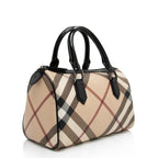 Burberry Super Nova Check Chester Boston Bag (SHF-1yslCD)