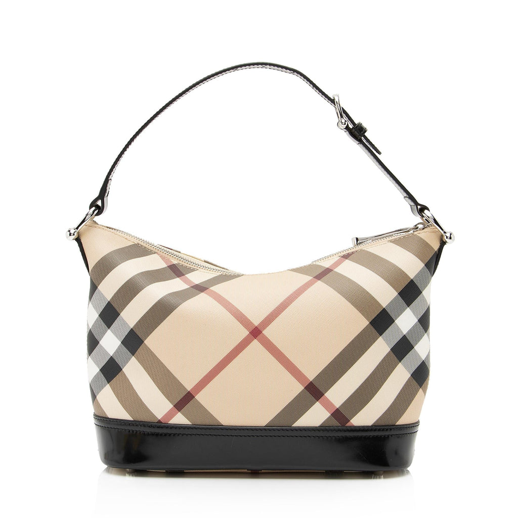 Burberry Super Nova Check Hobo (SHF-23856)
