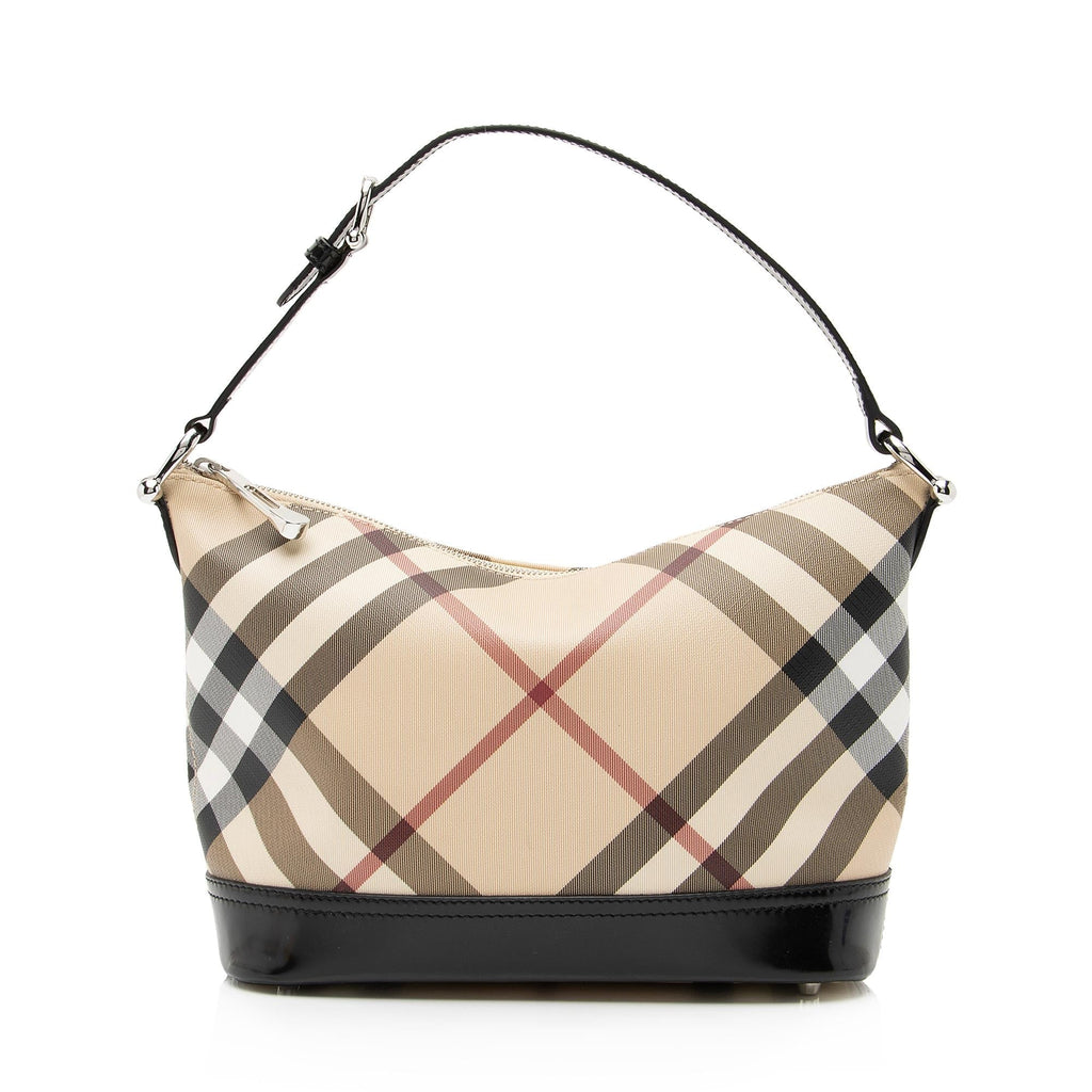 Burberry Super Nova Check Hobo (SHF-23856)