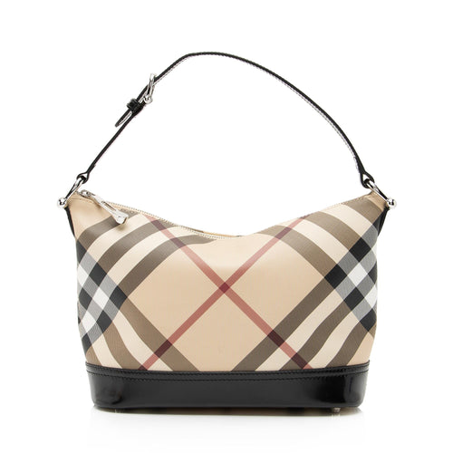 Burberry Super Nova Check Hobo (SHF-23856)