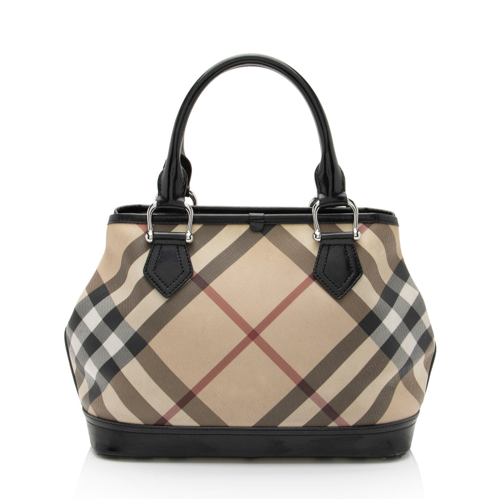 Burberry Super Nova Check Chester Small Satchel (SHF-uXDhE4)