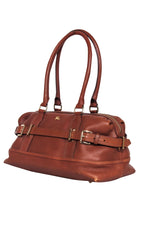 Burberry - Tan Leather Long Leather Bag