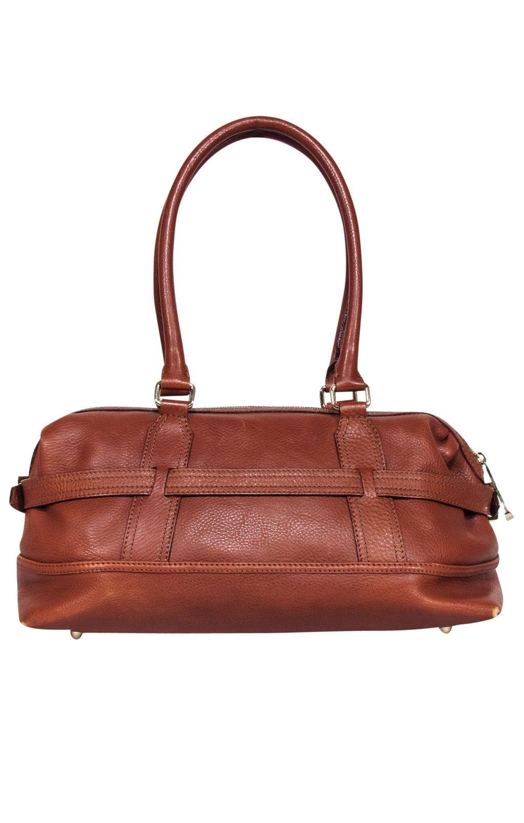 Burberry - Tan Leather Long Leather Bag