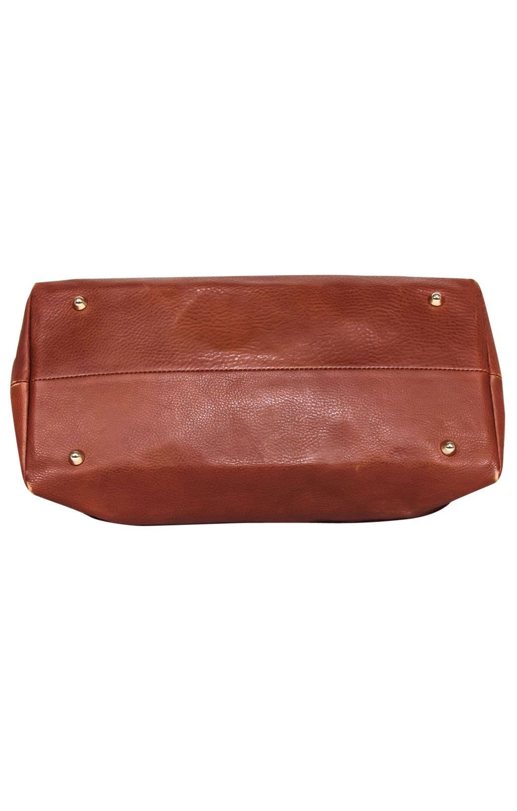 Burberry - Tan Leather Long Leather Bag