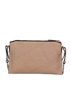 Burberry - Tan Textured Leather Crossbody w/ Gold Chain Strap