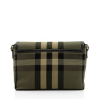 Burberry Tartan Check Calfskin Note Bag (SHF-Ek9q6h)