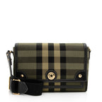 Burberry Tartan Check Calfskin Note Bag (SHF-Ek9q6h)