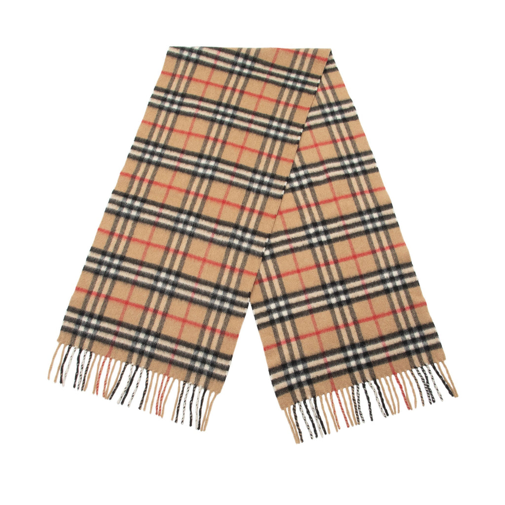 Burberry Vintage Cashmere Check Scarf (SHF-QSAIG1)