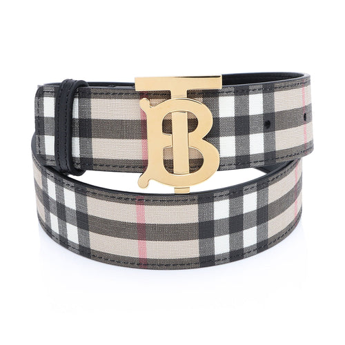 Burberry Vintage Check TB Belt - Size 26 / 65 (SHF-Ml1gi3)
