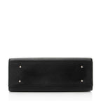 Burberry Vintage Leather Flap Satchel (SHF-dbBhnT)