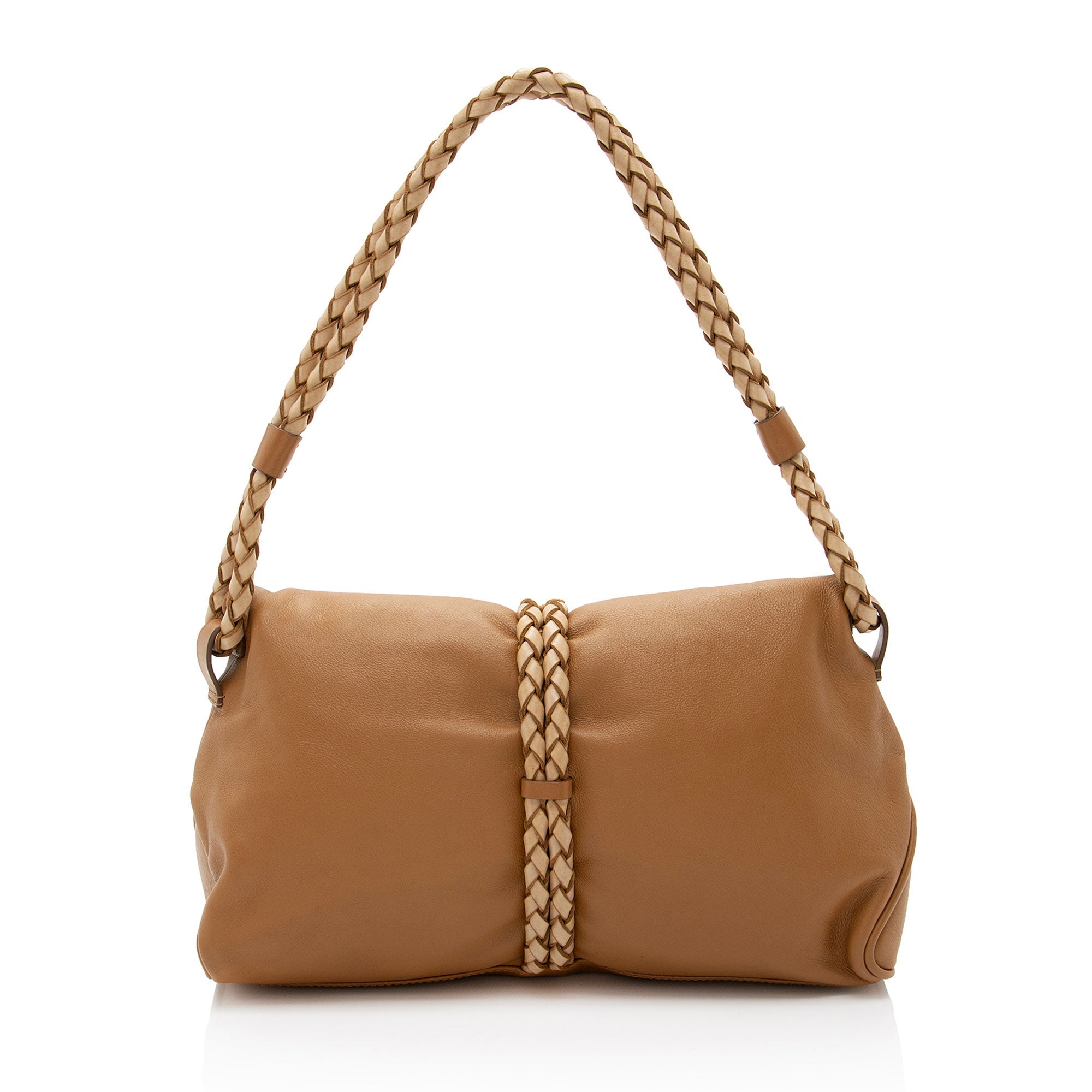Burberry Leather Horn Toggle Shoulder Bag (SHF-9sEUeO)