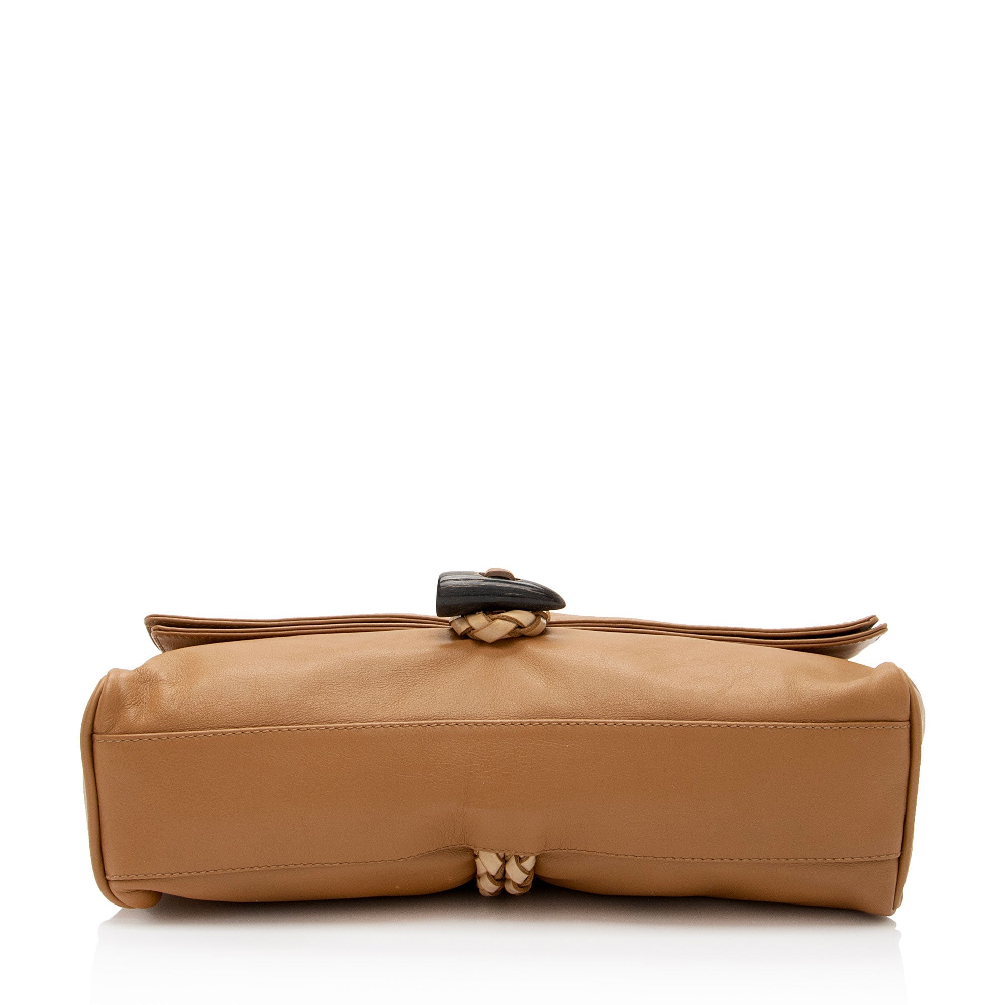 Burberry Leather Horn Toggle Shoulder Bag (SHF-9sEUeO)