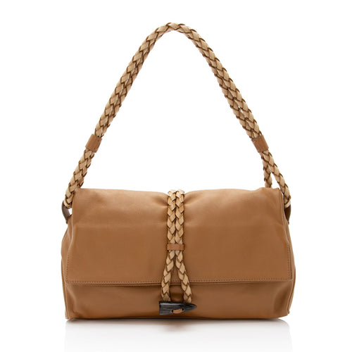 Burberry Leather Horn Toggle Shoulder Bag (SHF-9sEUeO)