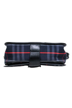Burberry - Vintage Navy & Red Tartan Saddle Crossbody