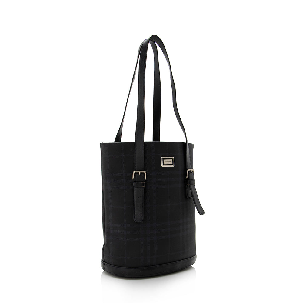 Burberry Vintage Nova Check Bucket Tote - FINAL SALE (SHF-15431)