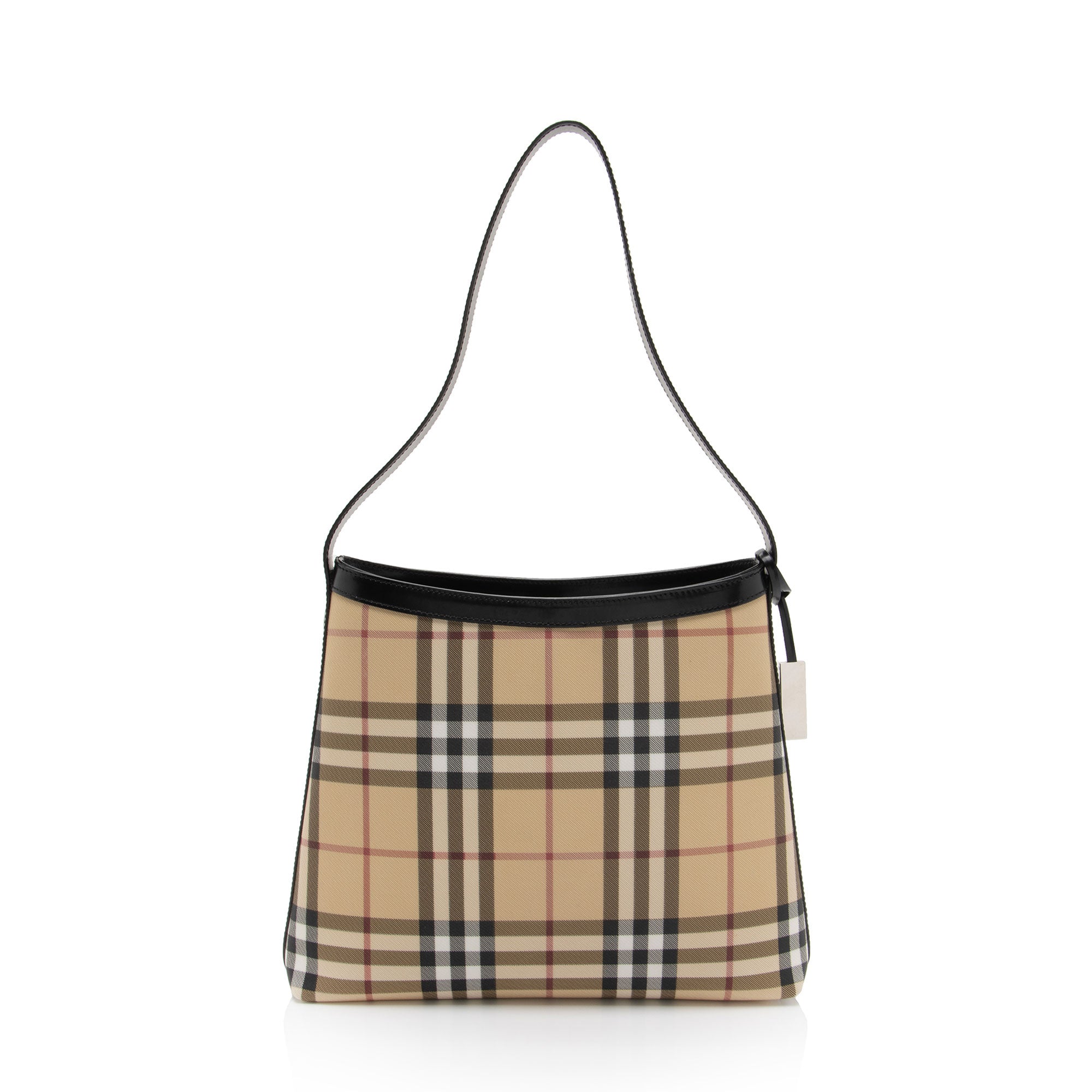 Burberry Vintage Nova Check Heath Shoulder Bag (SHF-Q35TQK)