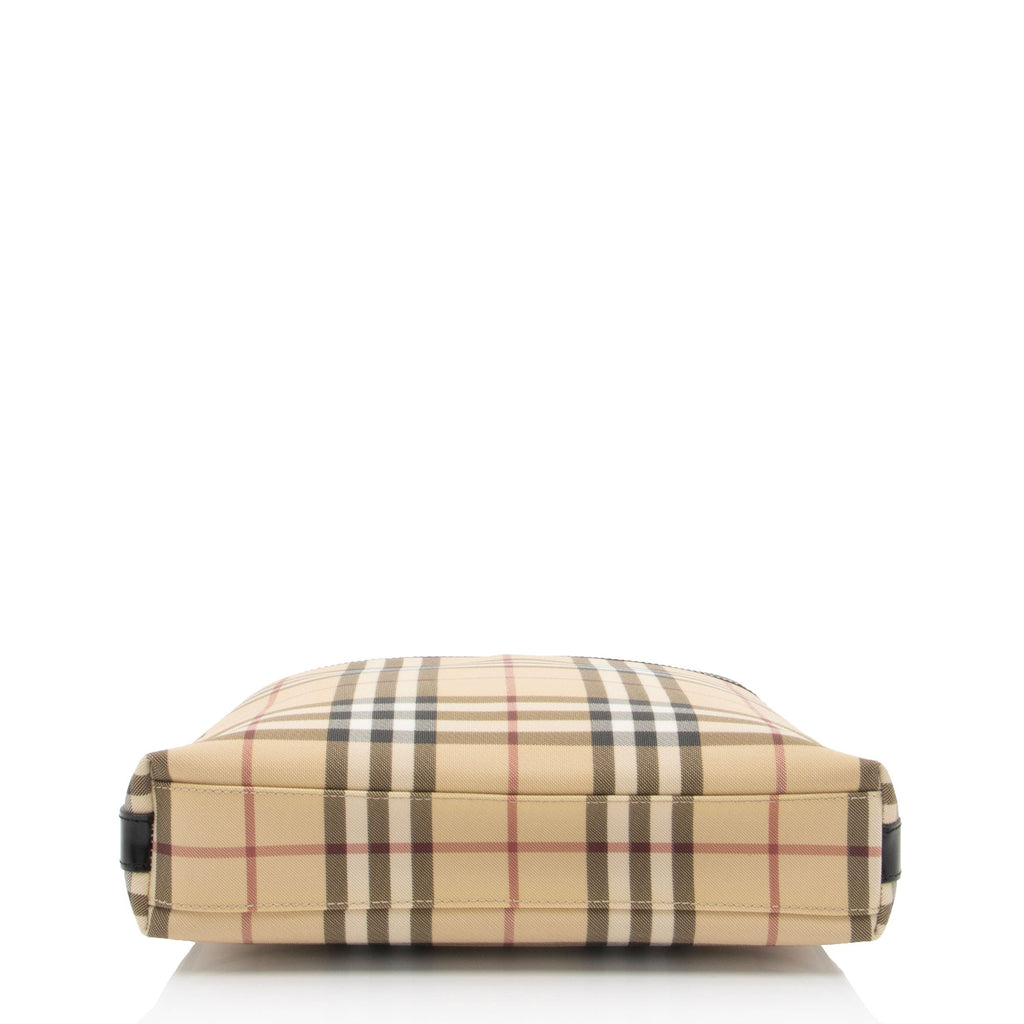 Burberry Vintage Nova Check Heath Shoulder Bag (SHF-Q35TQK)