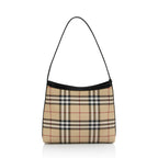 Burberry Vintage Nova Check Heath Shoulder Bag (SHF-cIAPyv)