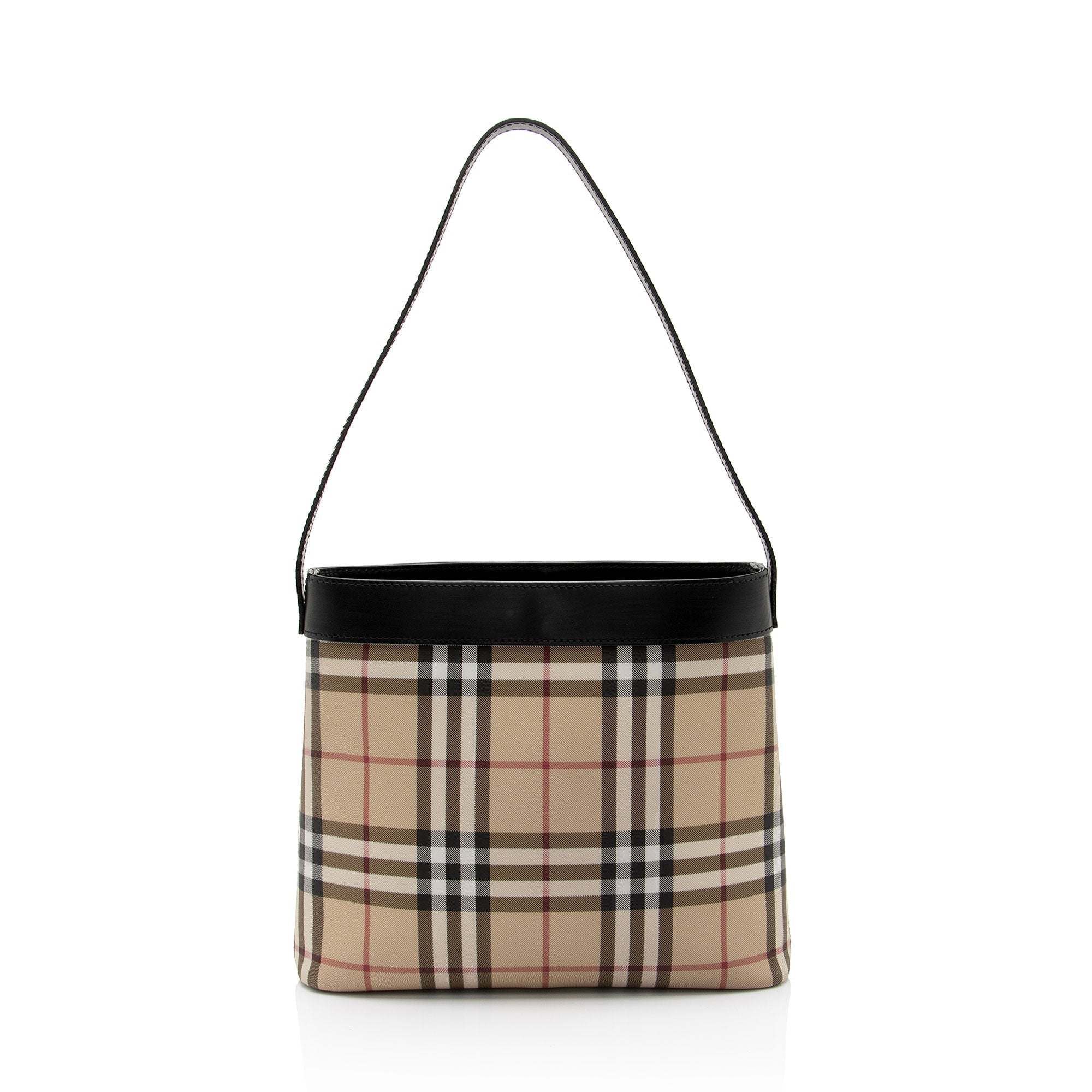 Burberry Vintage Nova Check Heath Shoulder Bag (SHF-GYpLgX)