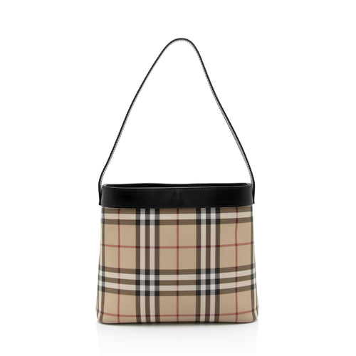 Burberry Vintage Nova Check Heath Shoulder Bag (SHF-GYpLgX)