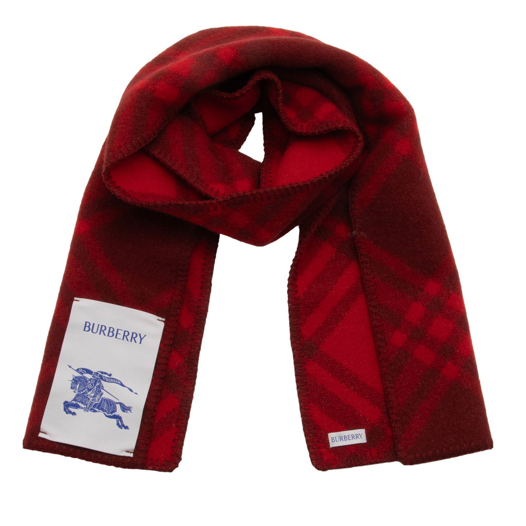 Burberry Wool Check Scarf (SHF-n2scqA)