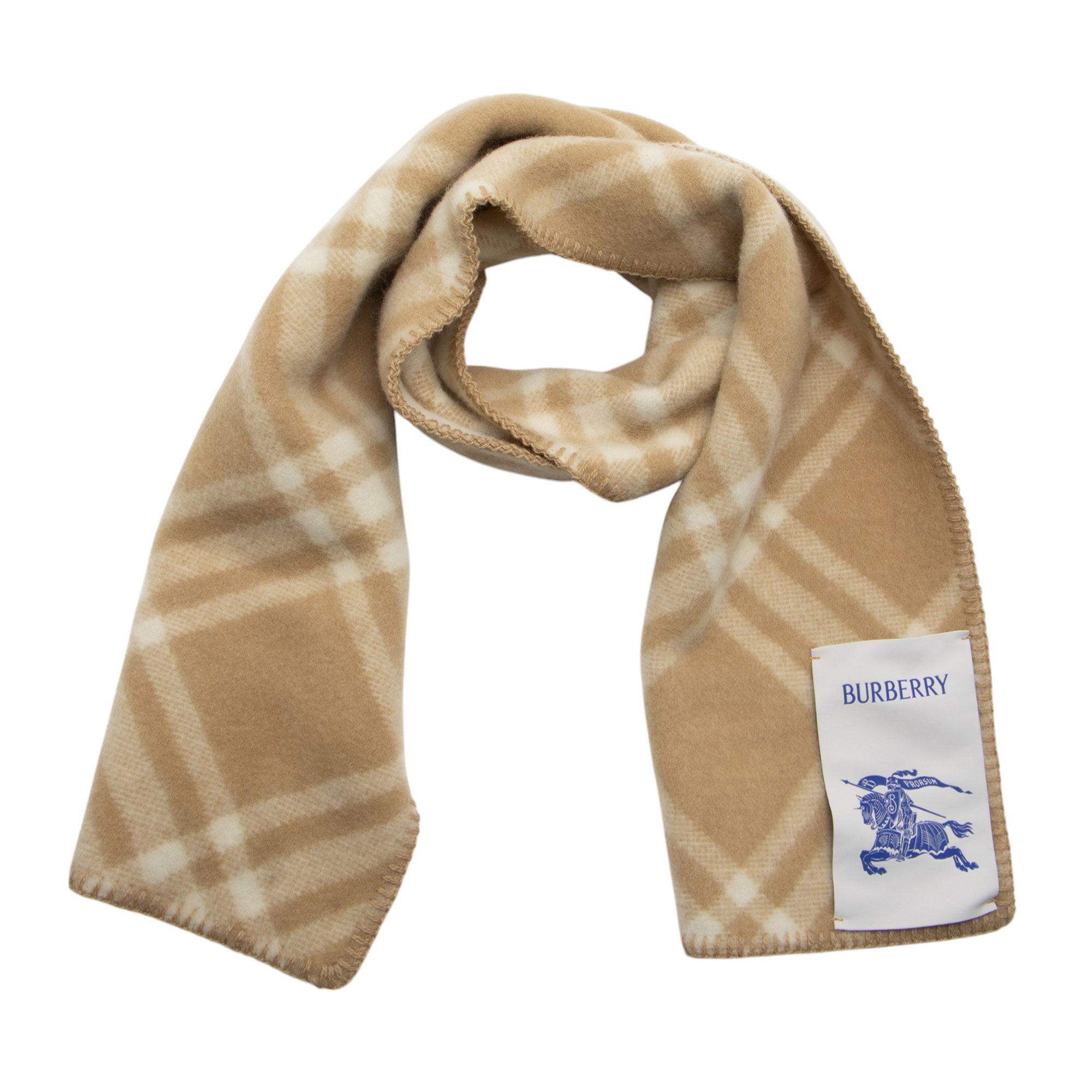 Burberry Wool Check Scarf (SHF-bCoCle)