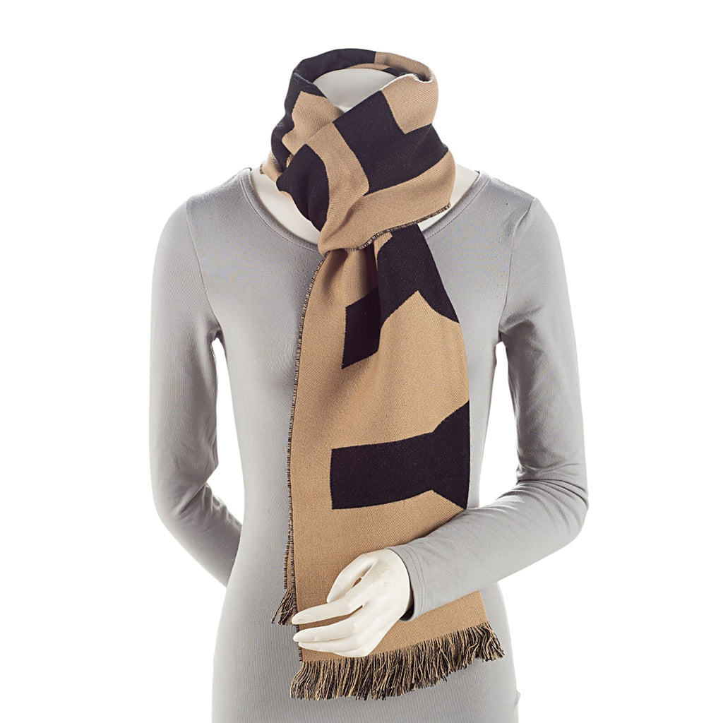 Burberry Wool Logo Scarf (SHF-aZ4SxY)