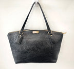 BURBERRY WELBURN BLACK LEATHER BAG