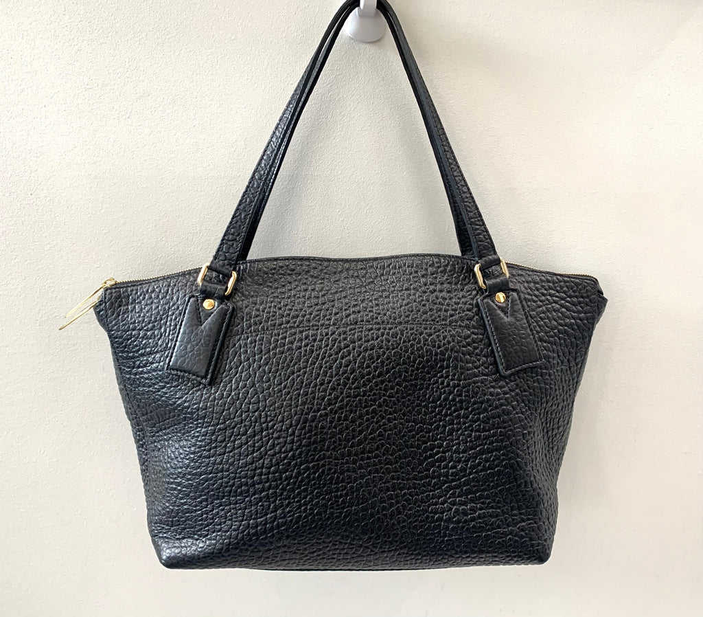 BURBERRY WELBURN BLACK LEATHER BAG