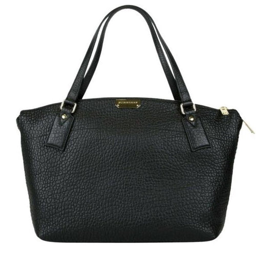 BURBERRY WELBURN BLACK LEATHER BAG