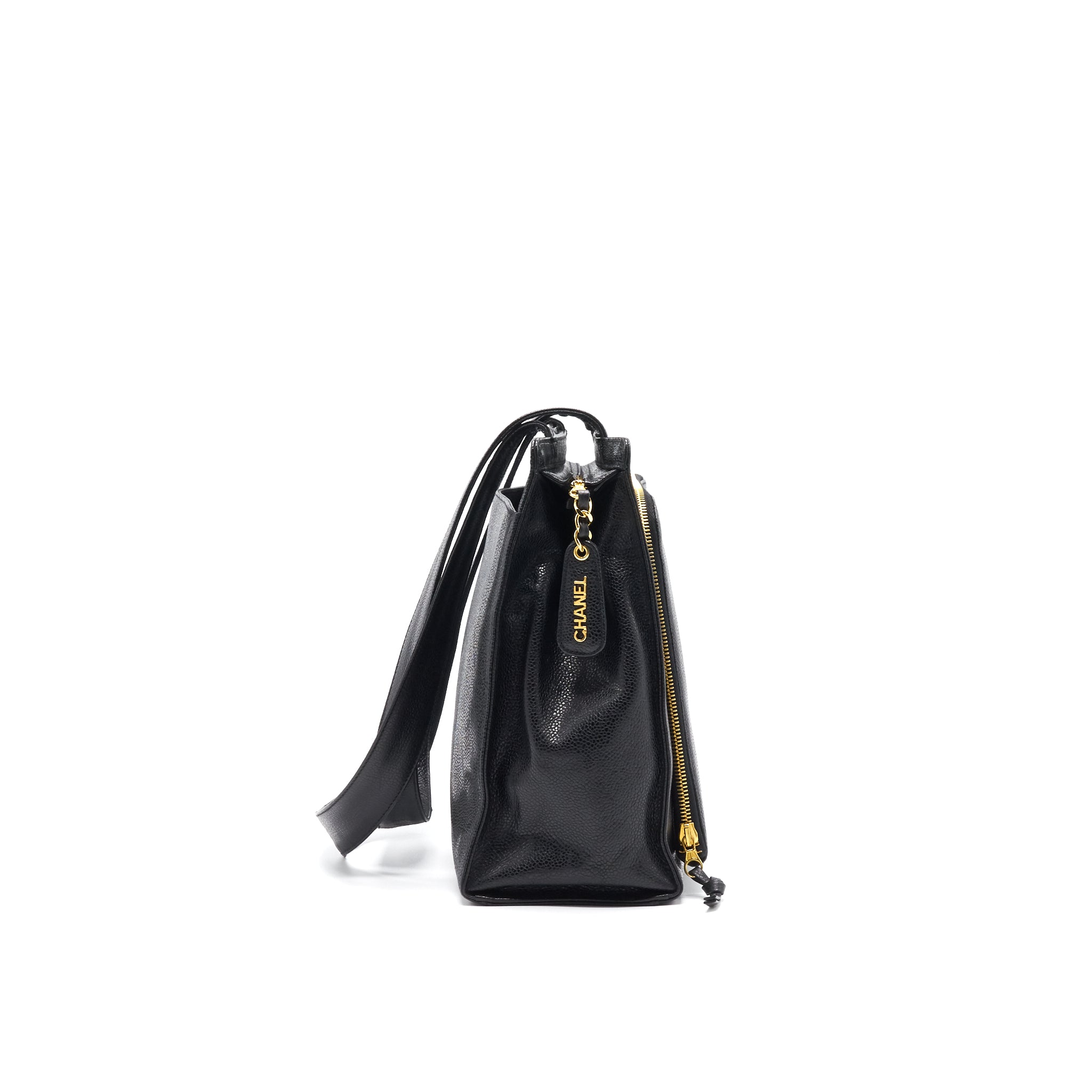 Chanel Cavier Shoulder Bag Black GHW