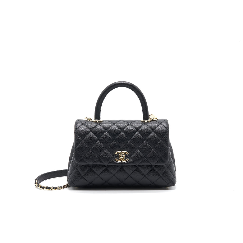 Chanel Cocohandle Mini Black LGHW