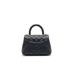 Chanel Coco Handle Extra Mini Black LGHW serial30