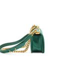 Chanel Small Leboy Lambskin Green GHW