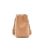 Chanel Grand Shopping Tote Dark Beige SHW