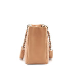 Chanel Grand Shopping Tote Dark Beige SHW