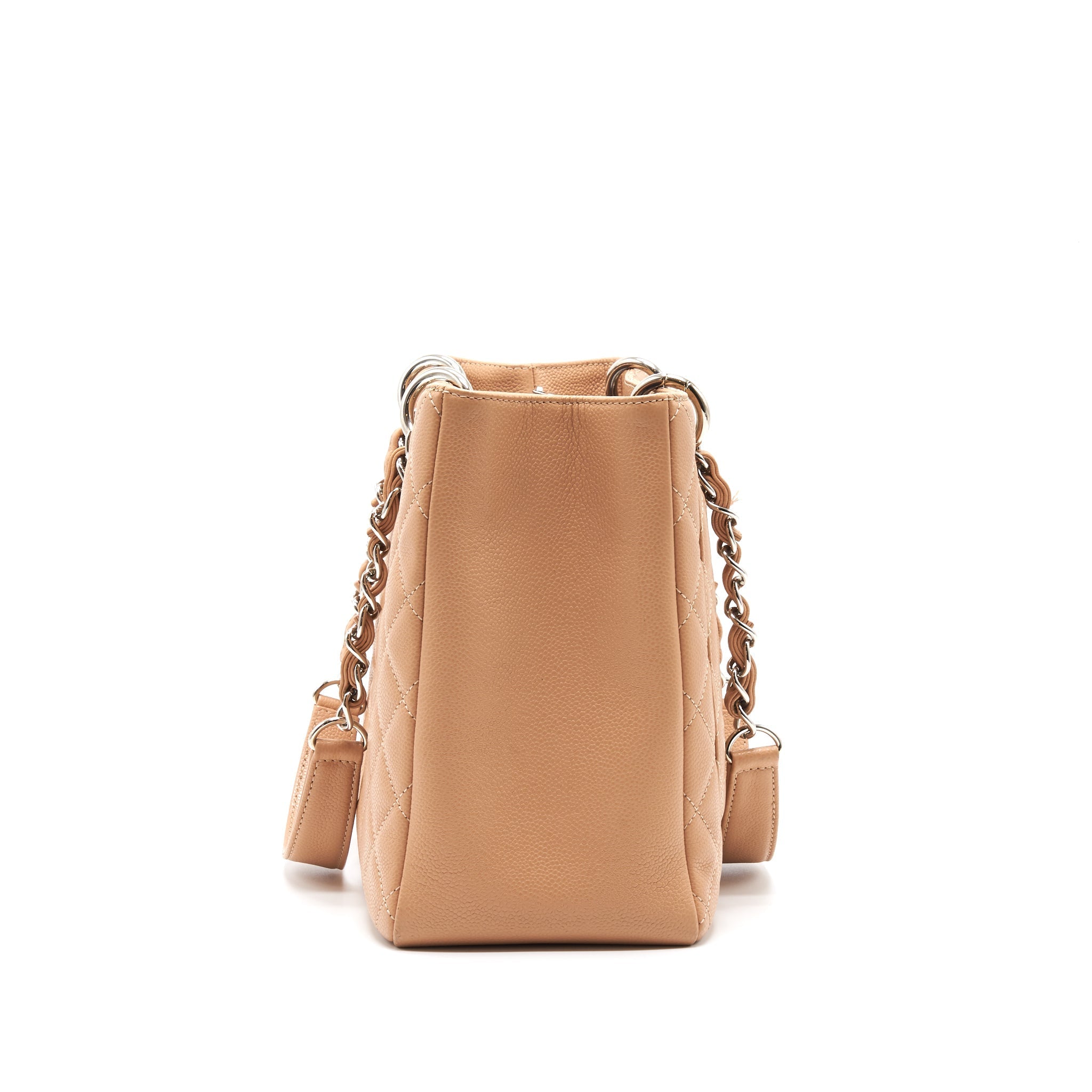 Chanel Grand Shopping Tote Dark Beige SHW