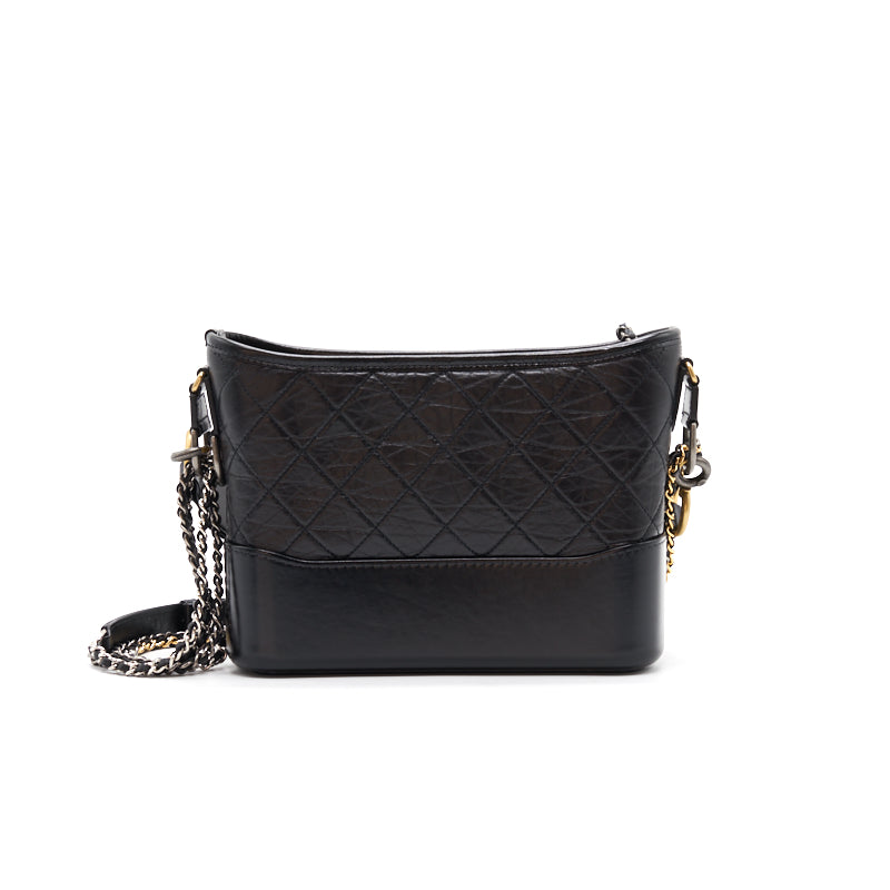 Chanel Gabrielle Black New Medium with Handle