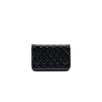 Chanel Wallet on Chain Patent leather black SHW