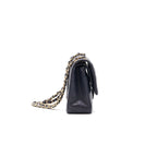 Chanel medium 25cm Classiccal double flap cavier Navy LGHW year 2020