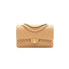 Chanel Medium Classic Flap Dark beige with GHW