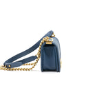 Chanel Small Leboy Cavier Dark Blue GHW