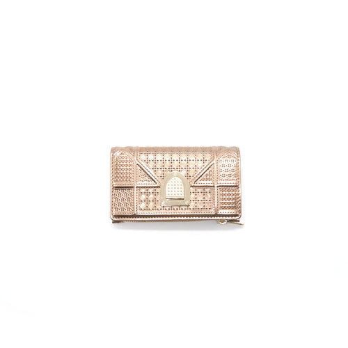 CHRISTIAN DIOR Small Wallet Electric Nude