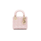 Dior Mini Lady Lotus GHW with Scarf