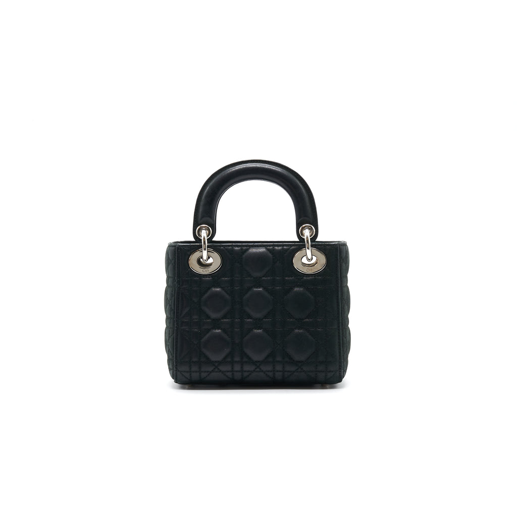 Dior Lady Dior Mini Black SHW
