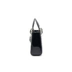Dior Mini Lady Dior Patent Leather Black SHW