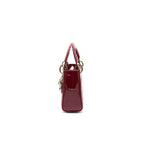 Dior Lady Dior Mini Patent Leather Red GHW